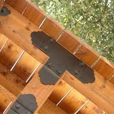 Owt Ornamental Wood Ties Tee Tie Plate Decorative Structural Wood Connector 56612 The Home Depot Ornamental Wood Wood Tie Wood Connectors