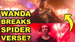 Spider Man No Way Home Scarlet Witch Connection Post Credit Scene Theory Youtube