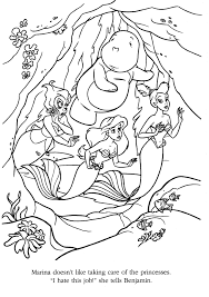 Little mermaid coloring pages free printable for adults wiggle pro. Disney Coloring Pages