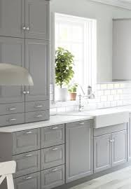 Pale Grey Two Tone Ikea New Kitchen Cabinets Kitchen Cabinet Design Home Kitchens