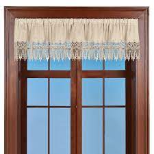 Vintage thread crochet pattern lace window valance panel curtain pdf instant digital download shell stitch fans pastpatternspalooza 5 out of 5 stars (6,161) $ 1.90. White Lace Valances Wayfair