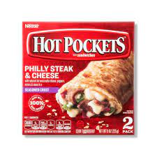 Hot Pockets Philly Steak Cheese Frozen Stuffed Sandwich 9oz Philly Steak Hot Pockets Sandwiches