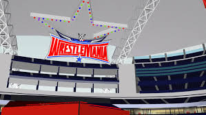 Getting members of the wwe universe into the building has been a daunting task for those working the event, as an endless sea of people stand. Dallas Cowboys At T Stadium Wrestlemania 32 Closed Rooftop 3d Warehouse