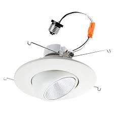 Led Recessed Lighting Kit For 5 6 Cans Retrofit Led Downlight W Eyeball Trim 100 Watt Equivalent Dimmable 1 500 Lumens Dl56dg X19 36 32 95 Led Strips