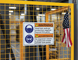Unlike the two previous signs, they don't tell you not to do something, or to do something. Standards And Best Practices For Workplace Safety Signs 2017 05 17 Safety Health Magazine