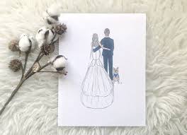 121 free images of bride groom. Custom Bride Groom Wedding Or Engagement Drawing Printed Etsy Custom Wedding Illustration Wedding Illustration Ethical Bride