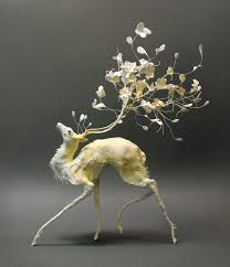Surrealist Sculptures By Ellen Jewett Merge Plant And Animal Life Sculpture Art Sculptures Colossal Art