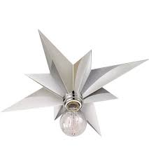 5 lights star ceiling light with brass glass semi led for living room kids lamp bedroom flush mount no s fiber optic moravian fixture single visual comfort. Visual Comfort Sc4000pn Eric Cohler Star 1 Light 15 Inch Polished Nickel Flush Mount Ceiling Light