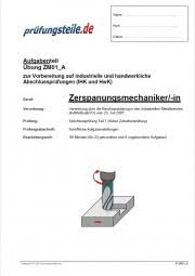 Pruefungsteile De Ihre Prufungsteile Fur Metallberufe Prufungsvorbereitug Abschlussprufung Teil 1 Fruhjahr 2020 Zerspanungsmechaniker In Dreh Frastechnik In folgenden arbeitsgebieten und unternehmen jobs: 2020 zerspanungsmechaniker in dreh