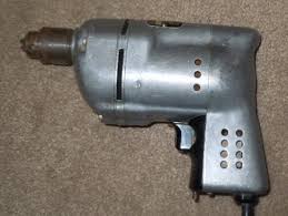 Black And Decker Power Drill Corded Vintage Black And Decker U 100 1 4 Electric Drill Black Decker Drill Electric Drill