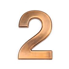Maybe you would like to learn more about one of these? Bronze Door Numbers 2 Plaque Decorative Mailbox House Outdoor 3d Stickers Sign Ebay