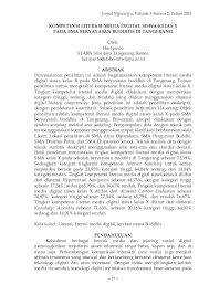 Program ini merupakan tindak lanjut dari arahan presiden ri mengenai. Pdf Kompetensi Literasi Media Digital Siswa Kelas X Pada Sma Beryayasan Buddhis Di Tangerang Heriyanto Lim Academia Edu