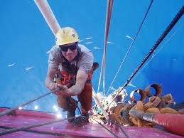 Pin By Petros Papargyrou On Rope Access Work Oil Rig Jobs Offshore Oil Platform