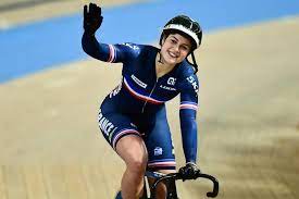 Mathilde gros a d'abord signé le quatrième meilleur temps des qualifications, battant provisoirement le record olympique. Championnats D Europe Mathilde Gros Medaille D Or En Keirin L Equipe