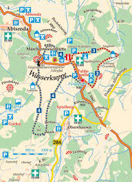 Rhon Rundweg 3 Fuldaquelle Karte Wasserkuppe Fulda Urlaubstipps