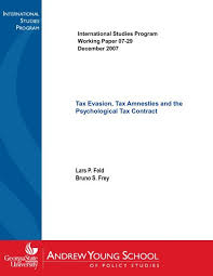 Penalties for late payment are enacted by the city council and signed into law by the mayor. Tax Evasion Tax Amnesties And The Psychological Tax Contract