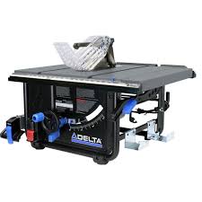 Delta 15 Amp 10 In Left Tilt 30 In Portable Jobsite Table Saw 36 6010 The Home Depot In 2020 Jobsite Table Saw Portable Table Saw Table Saw