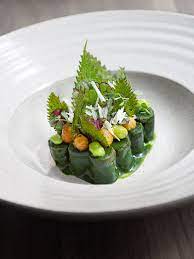 Tofu Gnocchi Nettles And Chickpeas By Chef Matt Lambert C Signe Birck See More At Http Theartofplating Com Editorial Food Plating Food Decoration Food