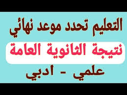 نهال علاء وعبد التواب ربيع تقديم: ÙˆØ²Ø§Ø±Ø© Ø§Ù„ØªØ±Ø¨ÙŠÙ‡ ÙˆØ§Ù„ØªØ¹Ù„ÙŠÙ… Ù…Ù†ØªØµÙ ÙŠÙˆÙ„ÙŠÙˆ Ù…ÙˆØ¹Ø¯ Ø§Ø¹Ù„Ø§Ù† Ù†ØªÙŠØ¬Ø© Ø§Ù„Ø«Ø§Ù†ÙˆÙŠØ© Ø§Ù„Ø¹Ø§Ù…Ø© 2019