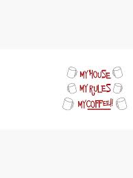 Knives Out My House My Rules My Coffee Mug By Accidental Avocado In 2020 My Coffee Mugs Retro Art