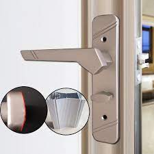 Bathroom wc turn and locks. Aluminum Profile Frame Door Lock Latch With Lever Handle Keyless Thumb Turn Bathroom Restroom Door Door Locks Aliexpress