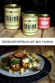 Gerostete Susskartoffeln Mit Yuvals Bio Tahina Free Minded Folks Rezepte Gesunde Rezepte Susskartoffel