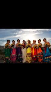 Mexican Wedding My Bridesmaid Are Def Wearing Dresses Like This To The Ceremony Mexican Themed Weddings Charro Wedding Mexican Party Theme
