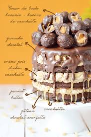 Funky Layer Cake Au Coeur De Boule Brownie Beurre De Cacahuete Vegan Sans Gluten Sweet Sour Healthy Happy Living Funky Layer Cake Au Coeur De Boule