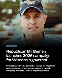 Bill Berrien, a business executive and former Navy SEAL, has announced his  candidacy in the 2026 Republican primary for Wisconsin governor. Follow  @upnorthnews for more.