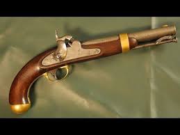 Showing And Firing An Antique Percussion Pistol Aston 1842 Youtube Historical Guns Guns Pistols Pistol