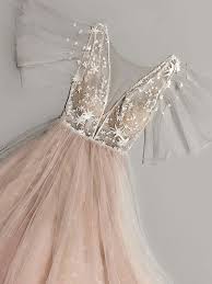 Fairy Prom Dresses Short Sleeve Aline Tulle Blush Pink Star Lace Long Prom Dress Jkl1649 Fairy Prom Dress Champagne Evening Dress Long Prom Dress