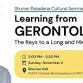 Learning from Gerontology: The Keys to a Long and.... event in Pasadena, CA