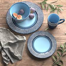 Our pottery is stoneware which is microwave, oven, dishwasher, and food safe. Doud Mosaic 16 Piece Stoneware Dinnerware Set Reviews Birch Lane