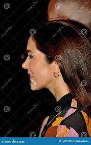 H.R.H.CROWN PRINCESS MARY at CHRISTMAS STAMPS EVENT Editorial Photo