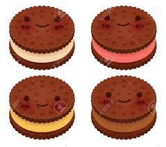 Put your free hand underneath the wax paper and push up from the bottom. Cute Ice Cream Sandwich Collection Royalty Free Cliparts Vectors And Stock Illustration Image 20200816
