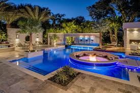 Great Modern Swimming Pool With Pathway Exterior Tile Floors Swimming Pool Designs Backyard Pool Swimming Pool Trends