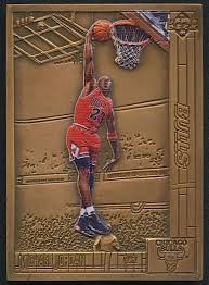 (mike, air jordan, m.j., his airness, money, black cat, mr. Michael Jordan Colorized 1991 92 Upper Deck 1 Solid Bronze Basketball Card From Highland Mint With