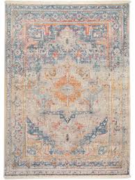 Teppich Vintage Safira Blau Vintage Teppiche Teppich Wohnzimmer Wohnzimmer Teppich