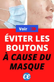 Port Du Masque 10 Astuces Efficaces Pour Eviter Les Boutons Sur La Peau Masque Contre L Acne Diy Masque Visage Masque Visage Bouton