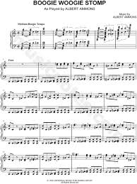 Albert Ammons Boogie Woogie Stomp Sheet Music Piano Solo In C Major Download Print Piano Music Boogie Woogie Sheet Music
