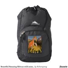 Beautiful Amazing African Wild Animal Safari Color High Sierra Backpack Zazzle Com High Sierra Backpack Backpacks Pink Backpack
