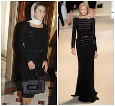 Elie Saab Dress Vatican Princess Style Queen Rania Royal Fashion