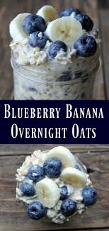 Blueberry Overnight Oats Organize Yourself Skinny Recipe Food Recipes Clean Eating Breakfast Recipes