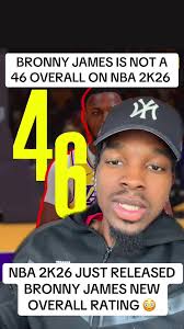 What Is Bronny James League 2025 Nba 2k Overall