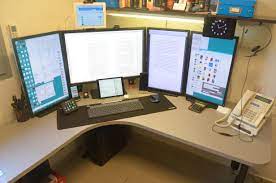 So i am getting rid of two, and keeping two. My Four Monitor Setup Battlestations