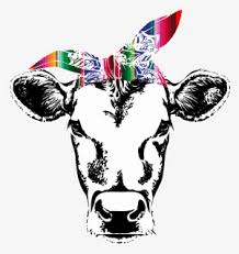 Download Transparent Cows Clipart Cow Head With Bandana Svg Free Transparent Clipart Clipartkey