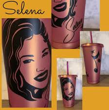 Selena Tumbler With Straw-24 Oz- Rose Gold Tumbler