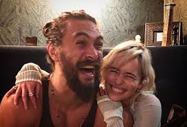 Not associated with emilia or her team. These Hilarious Photos Prove Emilia Clarke And Game Of Thrones Husband Jason Momoa Are Best Friends In Real Life