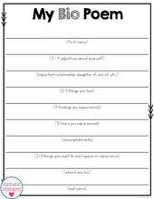 Students Can Create Their Very Own Poetry Books With This Template Poems Include Acrostic Haiku Cinquain Quatrain Li Poetry Books Cinquain Poems Bio Poems