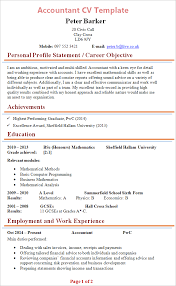 If you're unemployed, mention your previous employment. Accountant Cv Template Tips And Download Cv Plaza